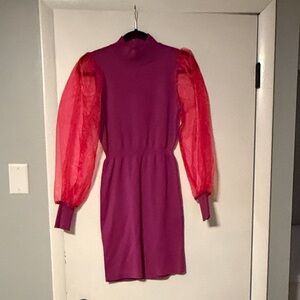 NWT Pink and Purple Mini Dress